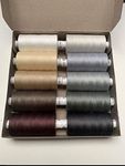 Coats Moon Neutral Mix Sewing Thread - Box of 10 reels