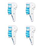 Sensitive Replacement Electric Replacement Toothbrush Heads (4 Count), Dual Clean Rotating Sets Compatible with Braun Oral B Cross Action Power