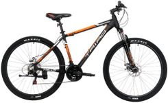 Triad M3 27.5T 21 Speed - Fully Fitted Mountain Bicycle (Matte Black) - 2 Year Frame & Fork Warranty (No-Cost EMI Available) for Unisex Adult, 18 Inch Frame