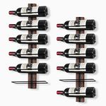 B4Life Wall Mounted Wine Rack for 12 Wine Bottles, Wood, for Wall, Wine Holder for Kitchen,Dining Room,Bar