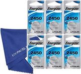 6 Energizer 2450 CR2450 ECR2450 Lit