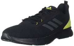 Adidas Mens Glowrun Reflective M CBLACK/GRESIX/ACIYEL Running Shoe - 9 UK (EY2991)