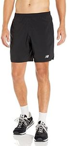 New Balance Men's Accelerate 7 Inch Short 22, Black, Large