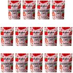 Drybox Strawberry Chips 14 Pack Dry Strawberry Slices | No Sugar Added Unsweetened Non GMO No Pesticides Dehydrated Strawberries | 1.2oz per pack, 14 Pack