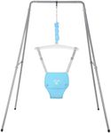 Baby Jumper with Stand, Baby Jumpers and Bouncers, Baby Exerciser Suitable for 6-24 Months, Easy to Assemble & Store Jumper for Baby