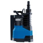 Draper 750W Portable Submersible Water Pump | Max Flow Capacity 12960 l/h Electric Pump | Thermal Overload Protection | Integrated Float Switch |10M Cable Draining Pump | 98918