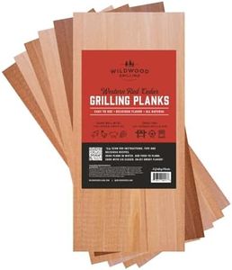 Wildwood Grilling 6-Pack Signature 5” x 11” Cedar Grilling Planks, Flavors Salmon & More