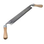 StrongShop 13-in Draw Knife, Bark Peeler Draw Shave Tool for Woodworking, Carpentry, Log Shaving, Furniture, Long Lasting Shaving Draw Knife w. Ergonomic Comfort Wood Grips.