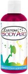 Custom Body Art 8-ounce Fushia Water Based Airbrush Body Art & Face Paint