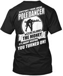 Lineman Tshirt Support Pole Dancer It's Not All About The Money Lineman Tshirt for Men Black