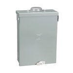 Square D by Schneider Electric HOM612L100RBCP Homeline 100 Amp 6-Space 12-Circuit Outdoor Main Lugs Load Center