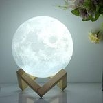 Moon Lamp, 3D Printed Night Light ┃