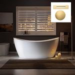 WOODBRIDGE 67" Acrylic Freestanding
