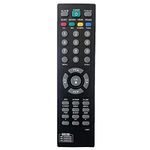 Mase� LG81 Compatible LG MKJ49980302-MKJ49980306-MKJ49980309 3 in 1 CRT TV Remote Controller (Black)