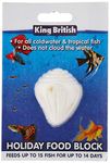 King British Holiday Fish Food Block, may vary