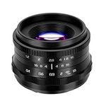 JINTU 35mm F1.2 Manual APS-C Camera Lens Portable Cost-effective Camera Lenses Portrait for Sony E-Mount Mirrorless NEX A6000 A6100 A6600 A6400 A6500 A7IV A7II A7III A7RIII ZV-E10 A7RIV A7C