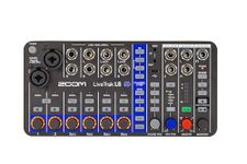 Zoom LiveTrak L6 Digital Mixer/Recorder, Battery Powered, 32-Bit Float, 10-Channels, 2 Combo + 4 Stereo Inputs, MIDI, Effects, Sound Pads, 3-Band EQ, Audio Interface, For Music & Streaming