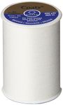 Coats Thread & Zippers COATS Dual Duty All-Purpose Thread, 400-Yard, White