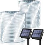 GIGALUMI 2 Pack Solar Rope Lights O