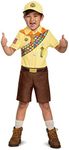 Disguise Russell from Up Costume, Disney Pixar Movie Inspired Character Outfit for Kids, Classic Child Size Extra Small (3T-4T) Brown (106959M)