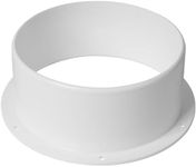 6" Inch Duct Connector Flange - Plastic Straight Pipe Flange for Heating Cooling Ventilation System - Ducting Coupling Wall Plate - Assembly Joint Set (150 mm)