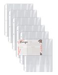 Better Kitchen Products Recipe Card Page Protectors, 50 Count, 4 x 6 inch Pockets, 2 Pockets Per Page, (for Medium Size 8.5"x 9.5" Binders), Recipe Book Pocket Page Refill Sheets