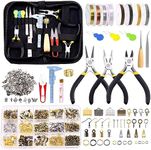 Glarks 1589Pcs Jewelry Making Kit, 