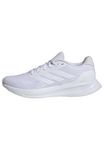 Adidas Women's Run Falcon 5, White/White/White, 9