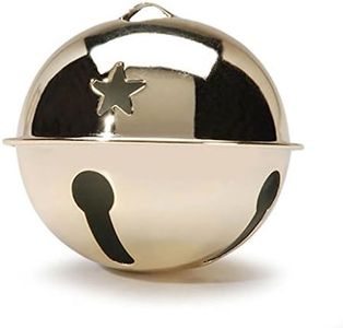 Star Cutouts Christmas Jingle Bells 80 mm 7 cm argento bianco rosso oro 2.75 Inch Gold