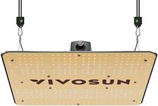 VIVOSUN VS1500 LED Grow Light with Samsung LM301 Diodes & Daisy Chain Driver Dimmable Lights Sunlike Full Spectrum for Indoor Plants Seedling Veg and Bloom Plant Grow Lamps for 3x3 Grow Tent