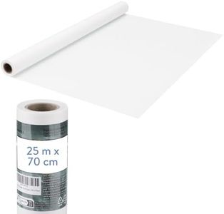 WINTEX Rouleau de Papier Calque 25m - Papier Transparent 70 cm pour Patron Couture Dessin Croquis Craft - Feuille Translucide 25 m x 70 cm pour Architecture Papier Cadeau Croquis