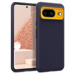 Caseology Nano Pop for Google Pixel 8 Case, [Two Tone Colour], Military Grade Drop Protection, Side Grip Patterns Phone Cover for Google Pixel 8 - Blueberry Navy