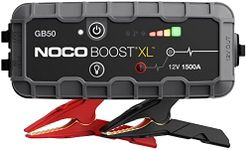 NOCO Boost XL GB50 1500A 12V UltraSafe Portable Lithium Car Jump Starter, Heavy-Duty Battery Booster Power Pack, Powerbank Charger, and Jump Leads for up to 7.0L Petrol and 4.5L Diesel Engines