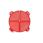 Starfrit Foldable Silicone Splatter Guard 13" Diameter, Red