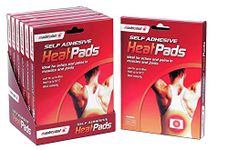 Masterplast Self Adhesive Heat Pads relieves Aches Pains Pack, White, 10x13 cm (Pack of 2)