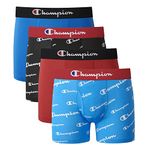 Champion Men's Boys' Everyday Active Stretch Boxer Briefs, 4-Pack X Large, Assorted, Assorted, X-Large