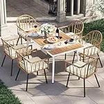 YITAHOME 8 Pieces Outdoor Patio Din