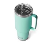 YETI Rambler 42 oz Straw Mug, Vacuum Insulated, Stainless Steel, Seafoam