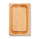 John Boos Chop-N-Slice Maple Wood Reversible Cutting Board with Deep Juice Groove, 8"x 12" x 1 Inch