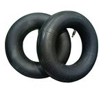 2 PCS 3.50/4.00-6 350/400-6 4.00-6 Inner Tube for Mowers Wheelbarrows generator washer trolleys yard trailer hand truck Tractors snow blower wagons (TR-13 Straight Valve)