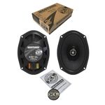 Hogtunes 692-XL High Performance XL Series 400 Watt 6"x9" Speakers (2 Pack), Fits Most Replacement Saddlebag Lids on 1998-Current Harley-Davidson