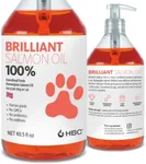 Brilliant Salmon Oil for Dogs (40oz) | Omega 3 Fish Oil Liquid Supplement with DHA, EPA Fatty Acids | Supports Skin and Coat, Immune System & Joint Function | Hofseth BioCare