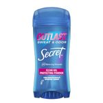 Secret Outlast Sweat & Odor Clear Gel Women's Antiperspirant Deodorant, Protecting Powder Scent, 73 grams