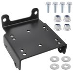 Cutetool ATV Winch Mount Bracket Kit Compatible with Suzuki King Quad 450/500 AXi/700/750, Fits 2000–3600 lb Winches, 4.875" Fairlead, Standard 4-Hole 4 7/8"x 3"& 2-Hole Mounting