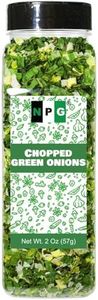 NPG Freeze Dried Chopped Green Onions 2 oz, Dried Scallions, Non-GMO