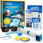 National Geographic Spy Kit for Kids 8-12 - Complete 10 Secret Mission Activities with Spy Gadgets, Tools and Gear, Kid Detective Kit, Science Kits for Kids, Pretend Play, Science Activity Set