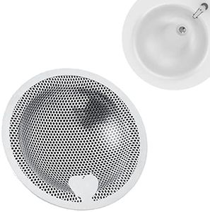 Sink Strainer,Sink Drainage - Kitchen Drain Catcher, Stainless Steel Draining Basket, Kitchen and Lavatory Sink Drain Strainer Hair