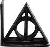 Enesco Wizarding World of Harry Potter Deathly Hallows Book Holders Bookends, 5.25 Inch, Black