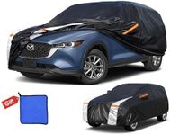 Cotryvox Mazda CX5 Car Cover 100% Waterproof All Weather, Gift with Towel, 10 Layers Car Cover Custom Fit 2012-2025 CX-5/CX-50, Outdoor Full Exterior Cover Rain Sun UV Protection with Door Zipper.