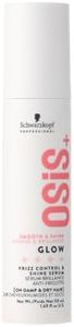 Schwarzkopf Professional OSiS+ Glow Anti-Frizz Shine Serum I for Frizz Reduction and Shine | Vegan | Leave-In Hair serum | Silicon free | 50ml
